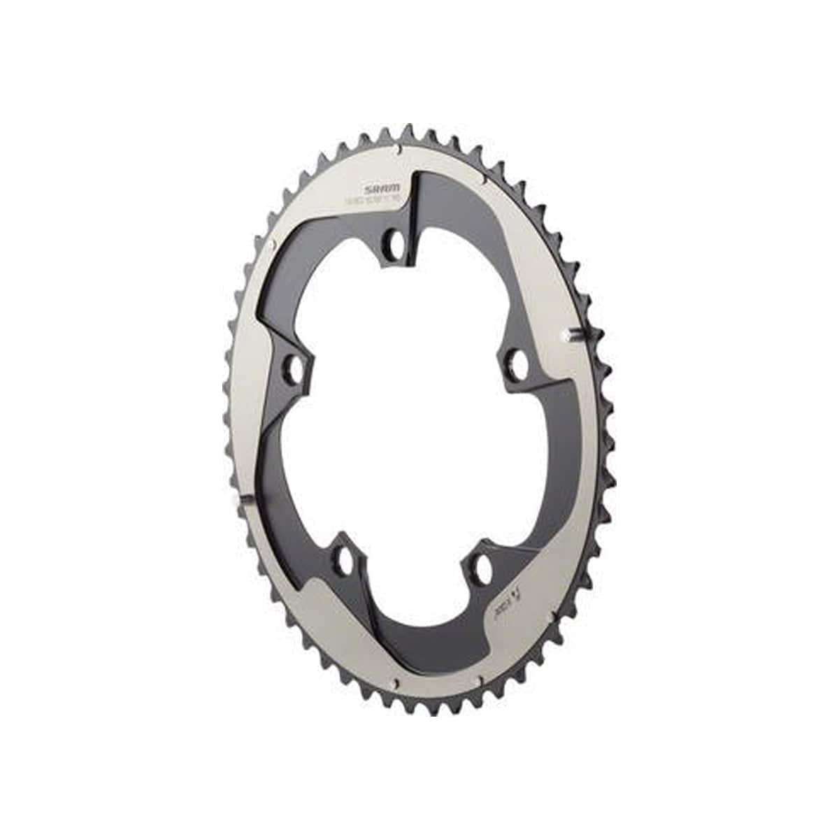 Sram Chain Ring Road Red22 X-Glide R 53T Yaw 11 Speed S3 Hidden Bolt/Non-Hidden Bolt 130 Alum 5Mm Falcon Grey Bb30 Or Gxp (53 39)