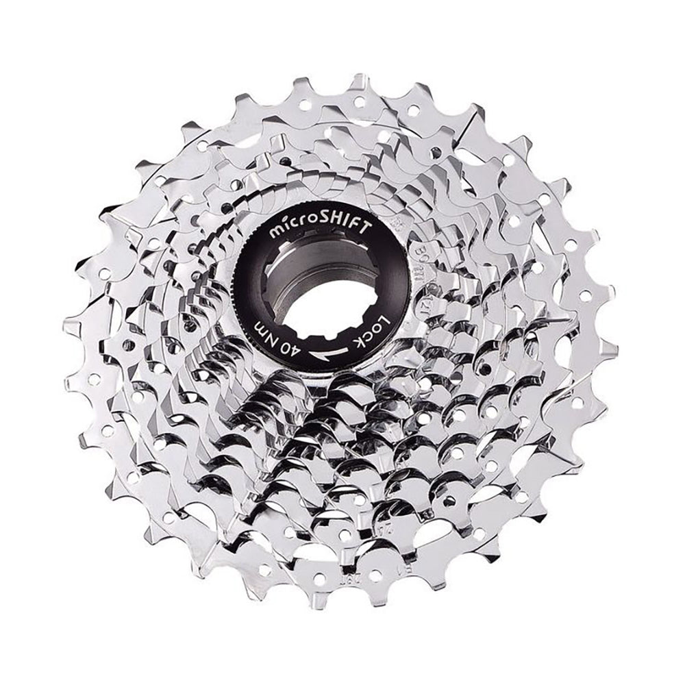 MicroSHIFT G-Series 10-speed cassette for HG hubs, featuring durable and reliable components for smooth shifting.