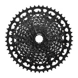 MicroSHIFT Advent MX H114 11-speed cassette with SpeedRamp technology and replaceable cogs, shown close-up of the component.