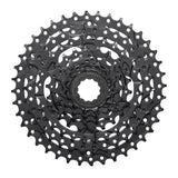 MicroSHIFT H-Series 7-speed 12-40T cassette for Shimano HG compatible bike gears, shown with metal sprockets and gear teeth.