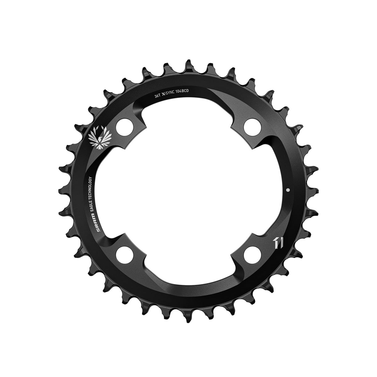 Sram Chain Ring X-Sync 2 104 Bcd Alum 12 Speed Black