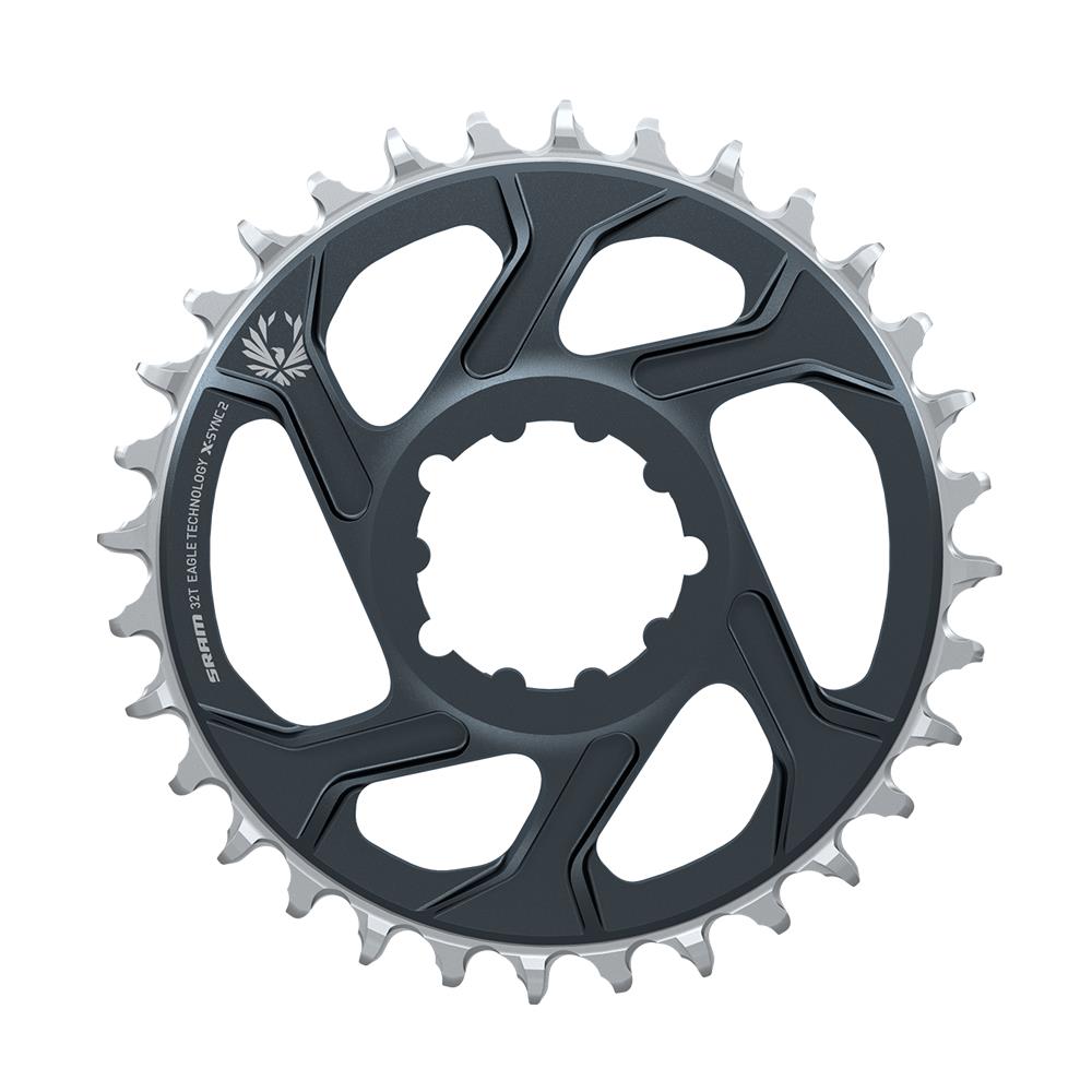 sram chain ring x sync 2 direct mount 3mm offset boost eagle lunar polar grey 30t p91700