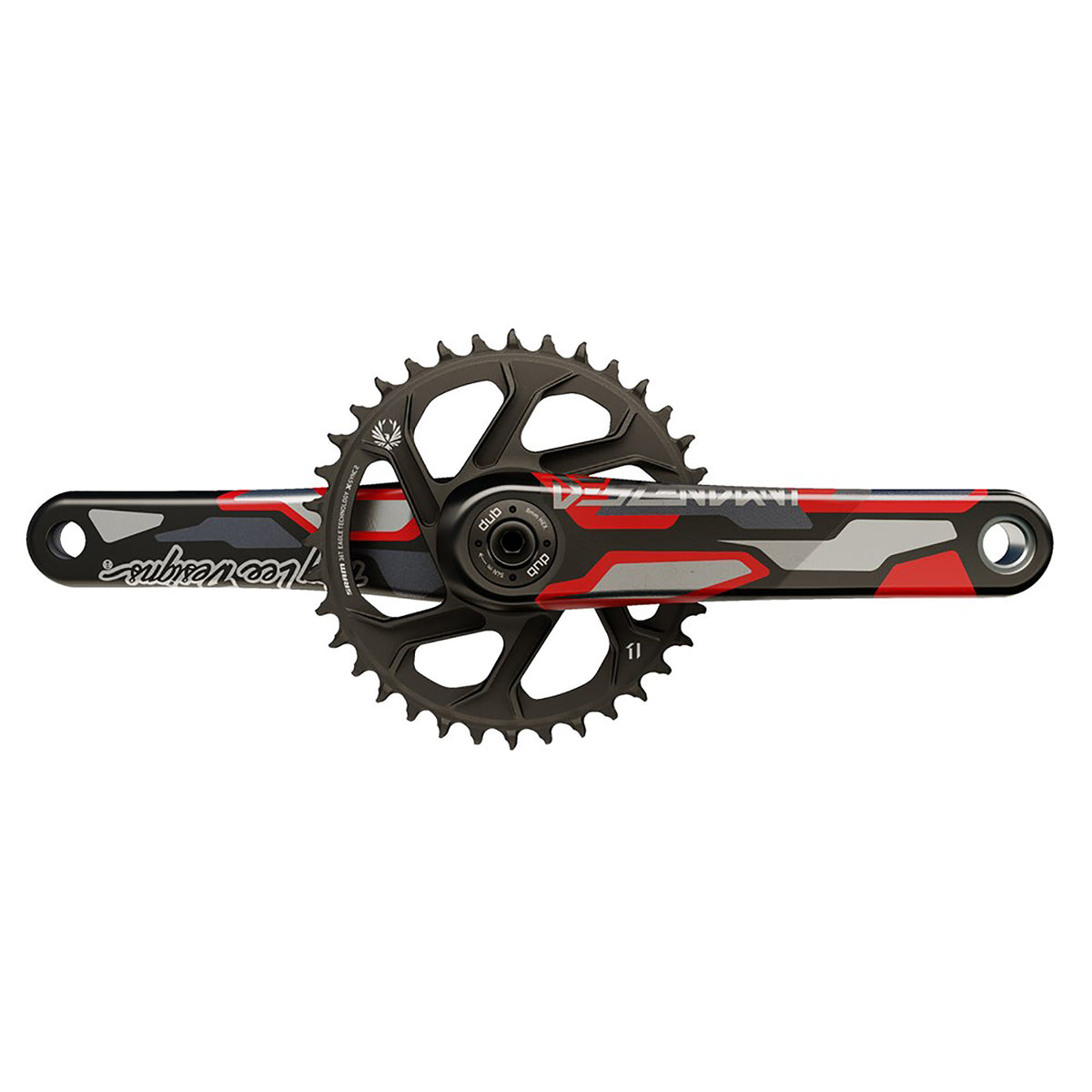 TRUVATIV Crank Descendant CoLab Troy Lee Designs Eagle Boost148 DUB 12s With Direct Mount 32t X-SYNC 2 Chainring