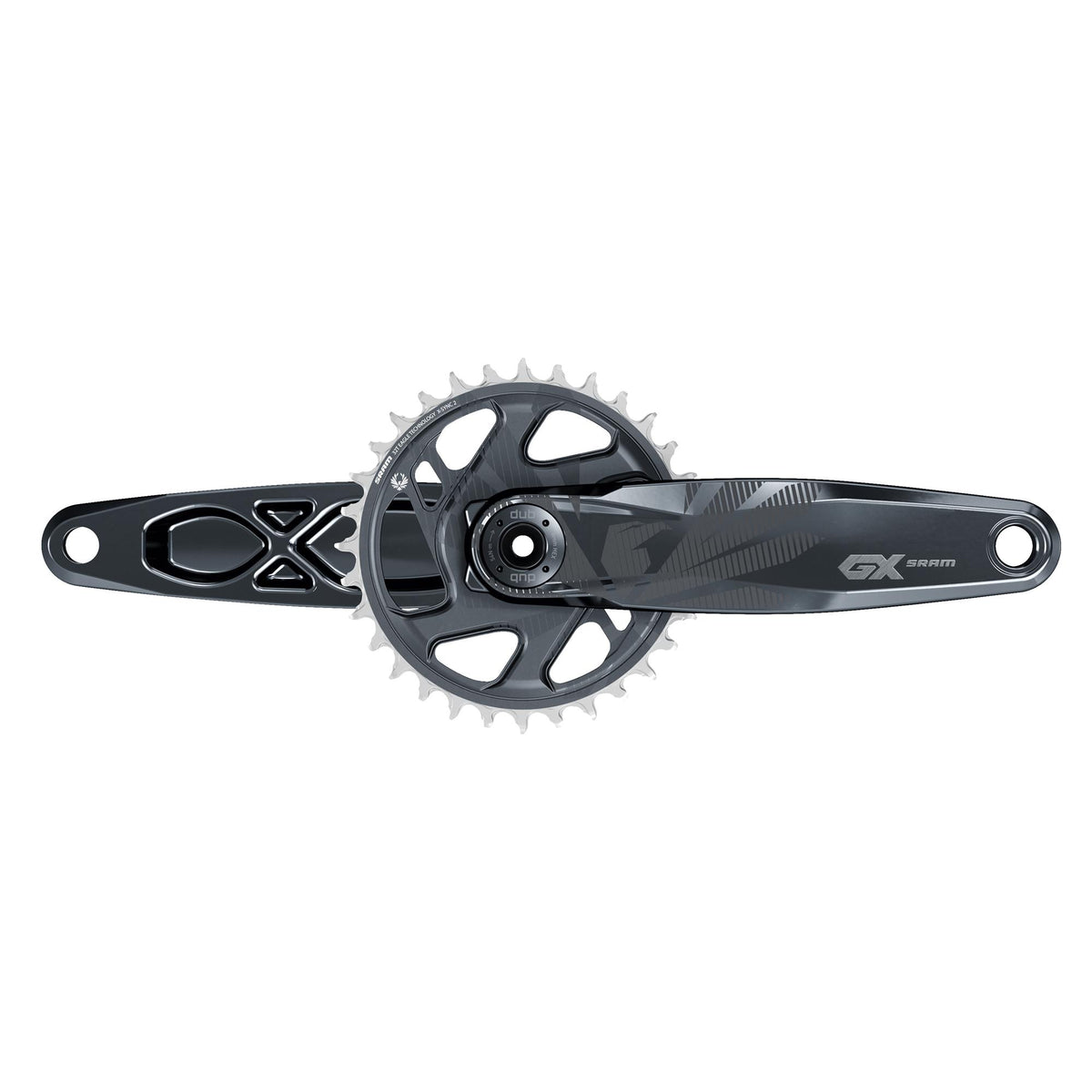 Sram Crank Gx Eagle Dub 12S With Direct Mount 32T X-Sync 2 Chainring (Dub Cups/Bearings Not Included)