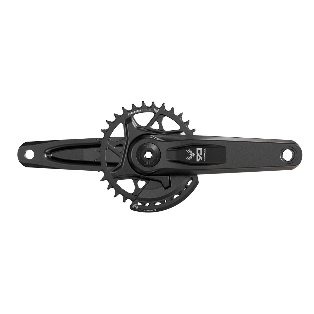 Sram Crankset Eagle 90 Q174 Cl55 Dub Mtb Wide Black 2-Guards 32T Steel T-Type (Bb And Bb Dub Spacers Are Not Included)
