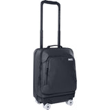 EVOC 4-wheel trolley carry-on luggage with 40L capacity, replaceable skate wheels, durable travel accessories.