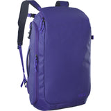 EVOC Athlete 30L backpack with carry-on size, laptop compartment, black travel accessory for athletes and travelers.