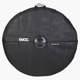 EVOC Two Wheel Bag for bike rims up to 29 inches, featuring reinforced protection for transportation of bike wheels.