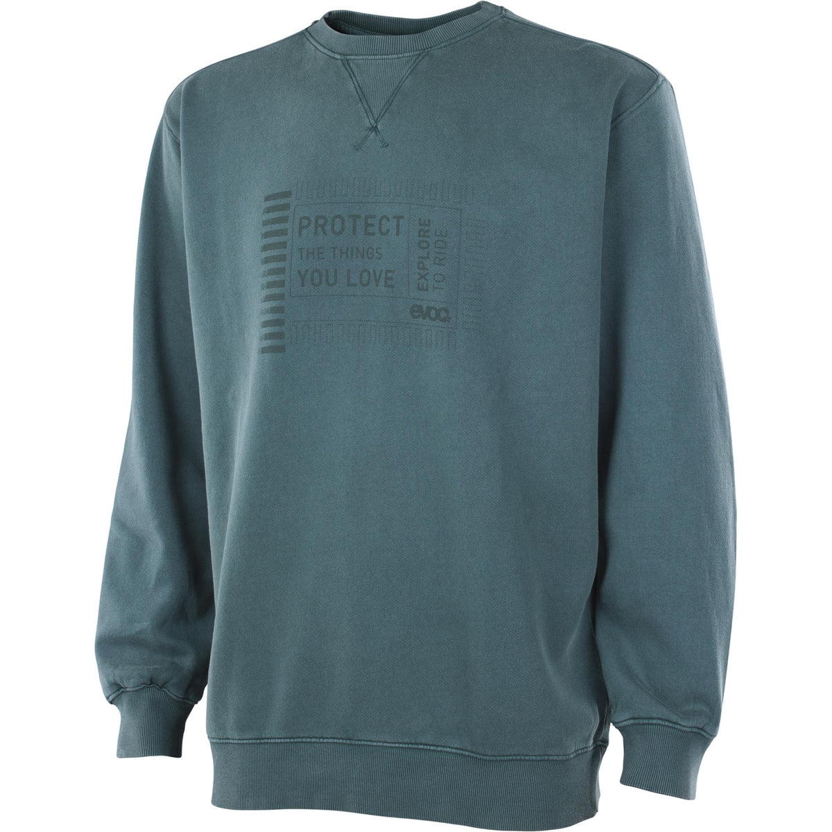 Unisex EVOC Crew Neck T-Shirt made of organic cotton, in a classic fit, ideal for everyday casual wear.