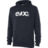 Unisex EVOC Logo Hoody made of organic cotton with fleece lining, featuring the EVOC brand logo on the front.