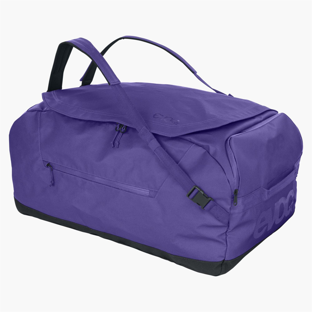 EVOC 100L Duffle Bag, durable sports and travel accessory with large main compartment and sturdy handles.