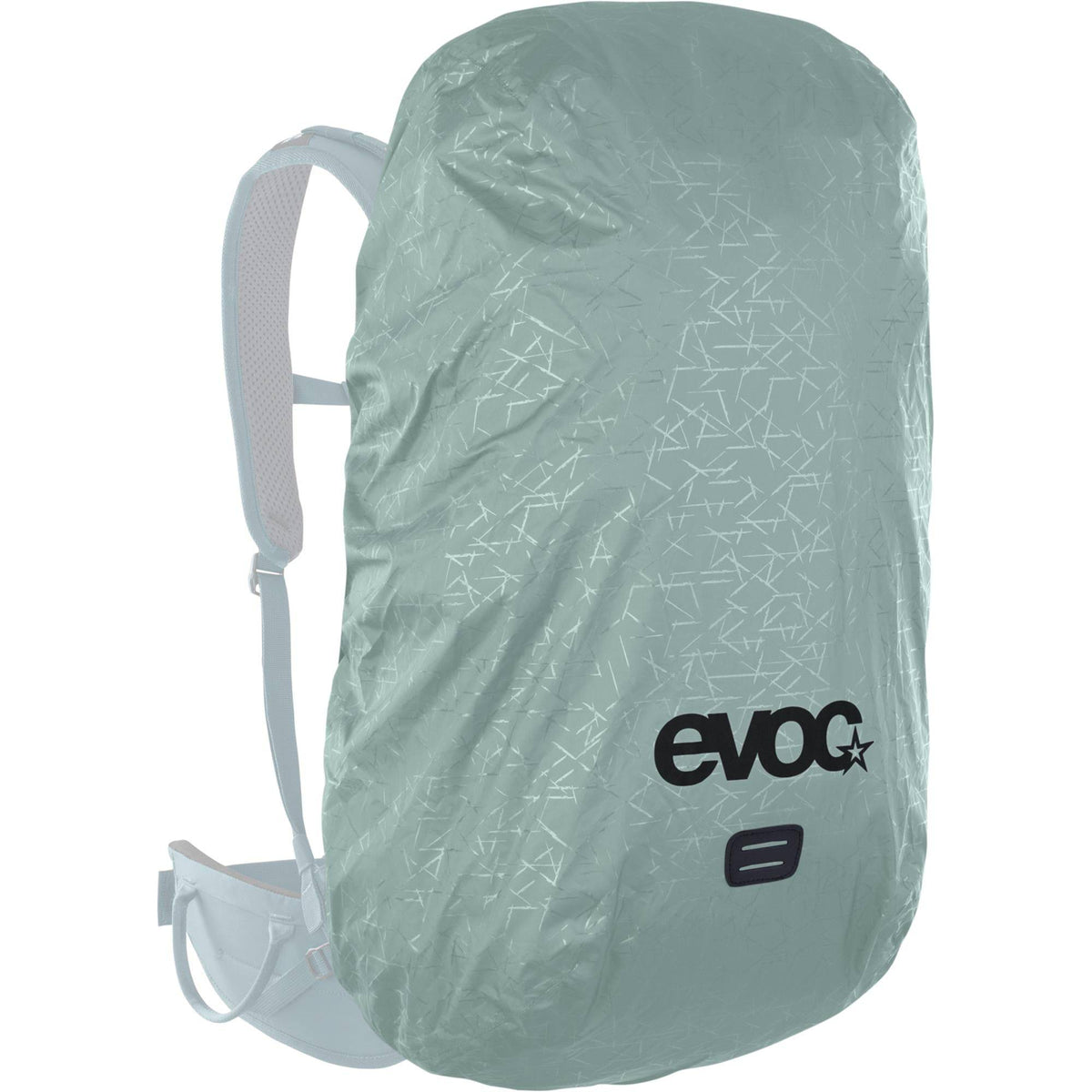 EVOC Raincover Sleeve – Waterproof Backpack Cover with Reflective Print & Backlight Clip