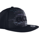 EVOC Snapback Cap 2026 adjustable nylon hat with ventilation and embroidered logo, stylish outdoor clothing accessory