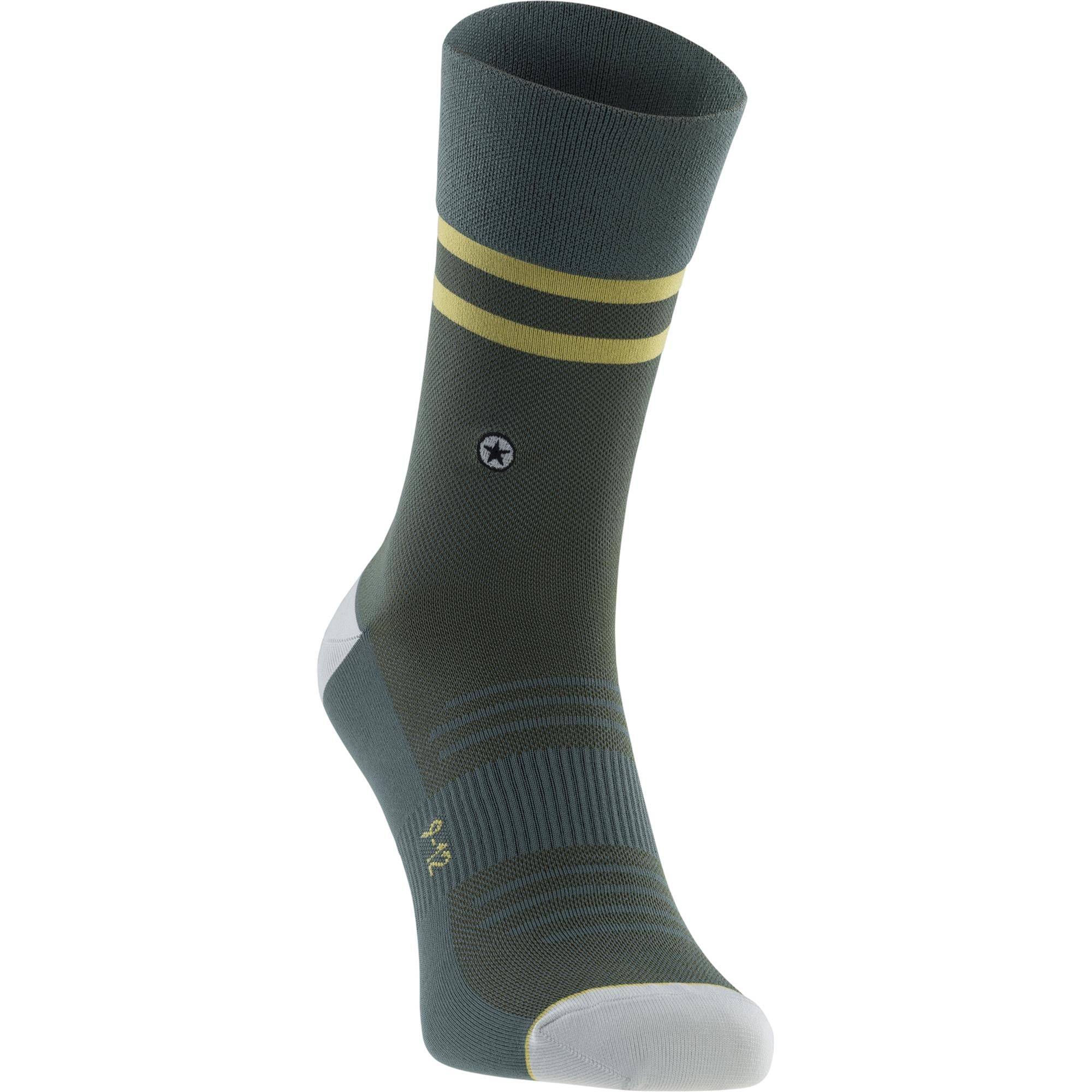 EVOC Sports Socks 2026, breathable and elastic performance socks for adults with embroidered design, ideal for active wear.