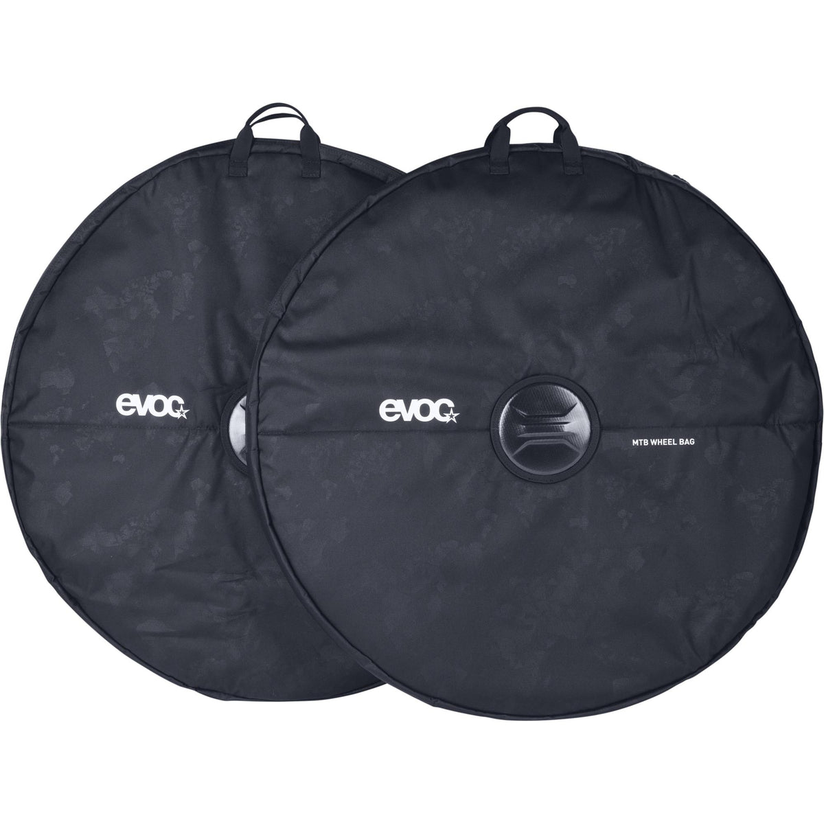 EVOC MTB wheel bag set for mountain bike wheels up to 29 inches, durable accessories for safe transportation of bike wheels