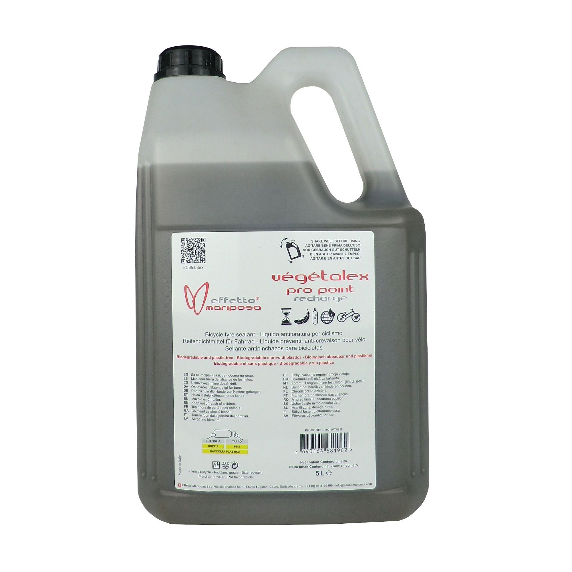 Effetto Mariposa Tubeless - Vegetalex Tubeless Sealant Pro Point 5L -Refill