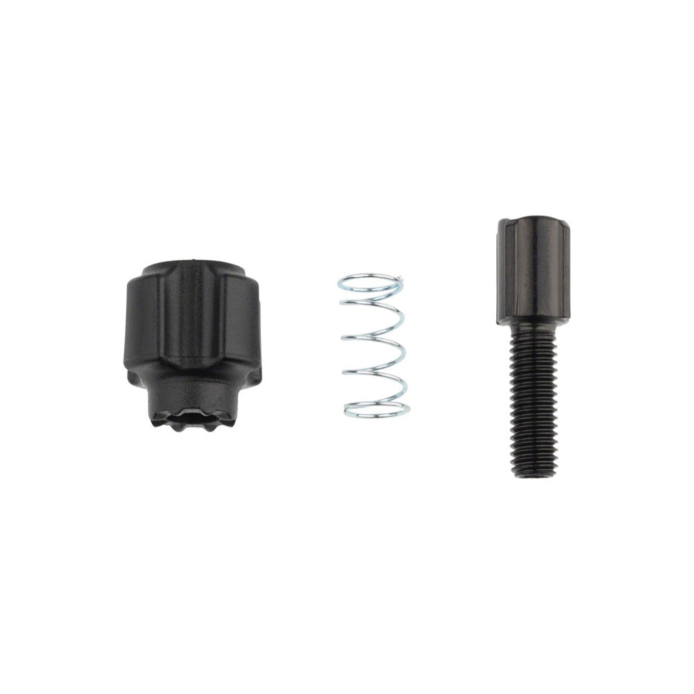 MicroSHIFT Trail Trigger Barrel Adjuster component for precise gear tuning and smooth shifting on mountain bikes.