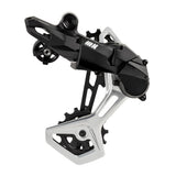 MicroSHIFT Advent MX Pro rear derailleur for 10 and 11-speed mountain bike drivetrains, showcasing durable components and precise shifting.