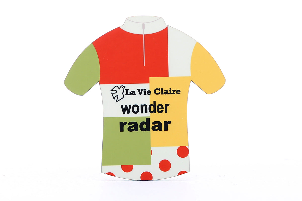 Global Cycling Club La Vie Claire With Wonder Radar Jersey Coaster
