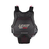 Leatt 3DF AirFit Evo Chest Protector with CE Level 2 impact protection and BraceOn system, showing its lightweight impact-resistant design.