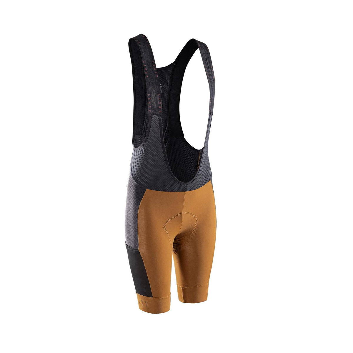 Leatt MTB Endurance Bib 5.0 cycling bib shorts with long-lasting comfort, UV protection, and padded design for mountain biking.