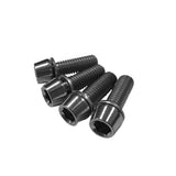 Leatt Titanium Bolt Kit for AllMtn 8.0 stem, 4pcs, mountain bike hardware, lightweight titanium components for bike assembly.