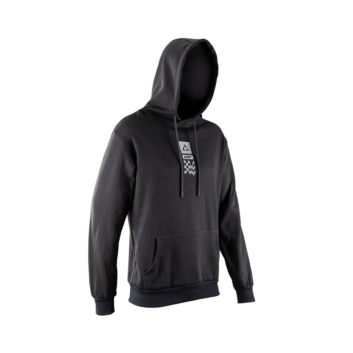 Leatt Core Hoodie 2026 unisex fleece pullover featuring a front hand-warmer pocket and casual, comfortable design.