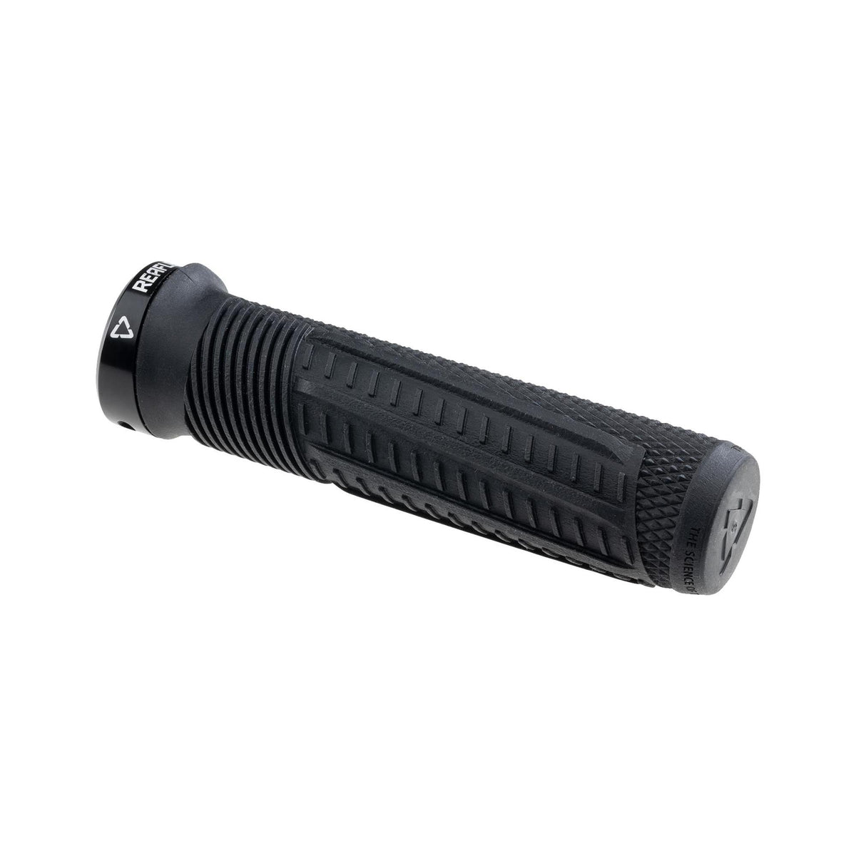 Leatt ReaFlex 6.0 Half Waffle Lock-On MTB grips with vibration reduction for mountain biking, featuring textured grip surface.