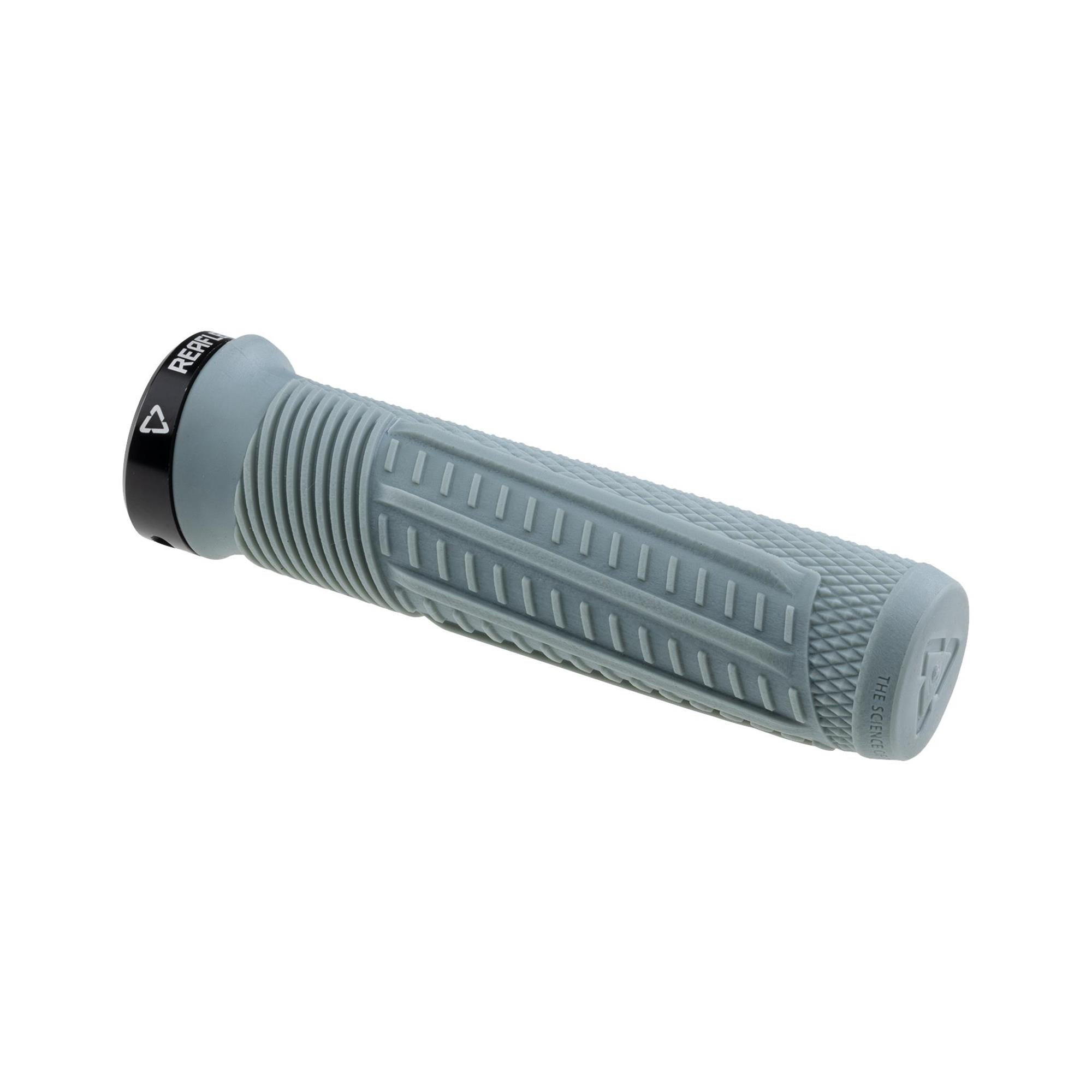 Leatt ReaFlex 6.0 half waffle lock-on MTB grips with vibration reduction, designed for mountain biking comfort and control.