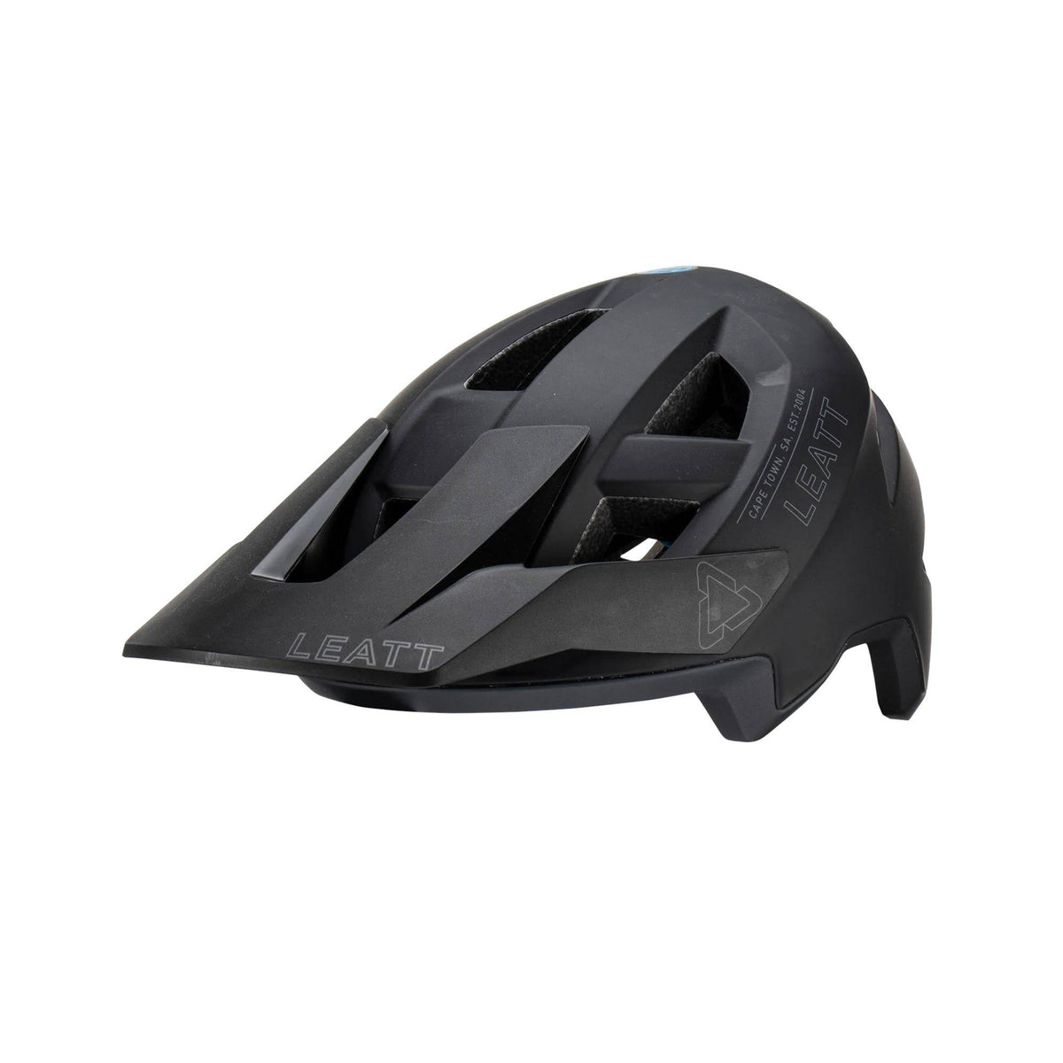 Leatt All Mtn 2.0 MTB helmet with adjustable visor and 360° Turbine Technology for mountain biking safety.