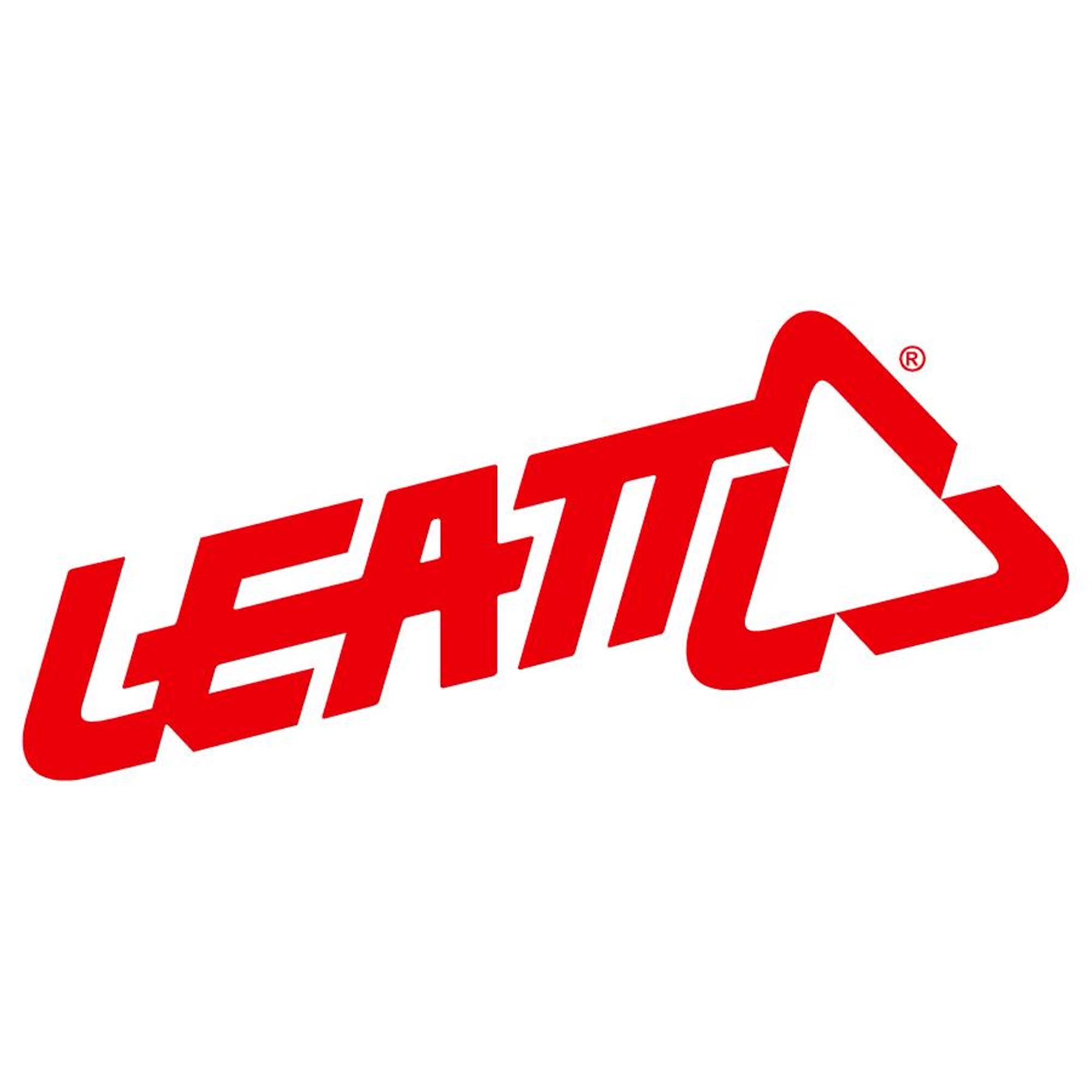 Leatt MTB 1.0 All Mountain visor attached to helmet, providing sun protection and debris shield for mountain biking.