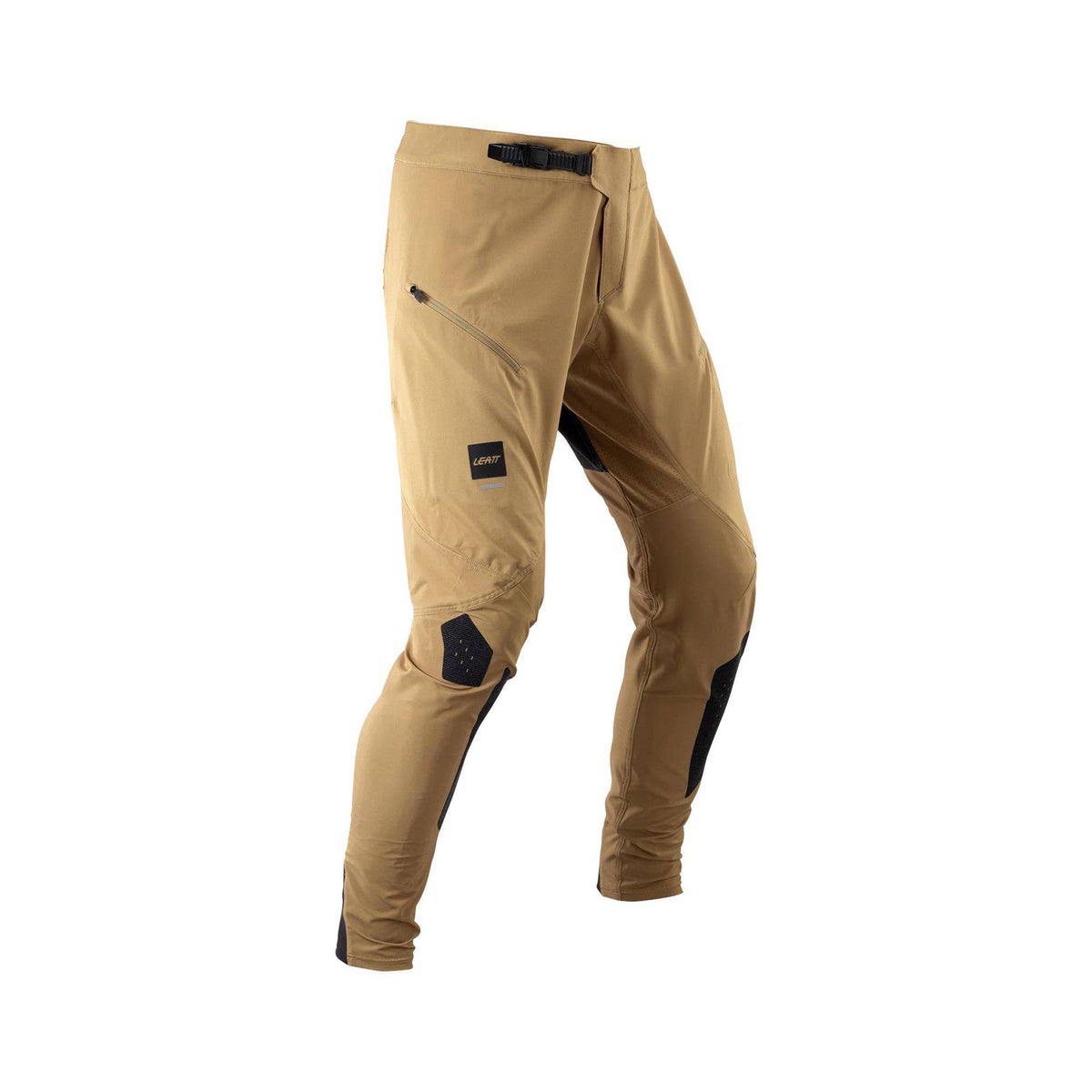 Leatt Gravity 3.0 MTB pants in slim fit with ventilation panels and protective knee pads for mountain biking.