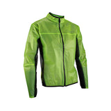 Leatt MTB Race Cover Jacket in waterproof, breathable mountain biking gear, shown in black with logo and full front view.