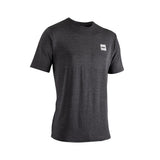 Leatt Tech T-Shirt 2026 unisex stretch-blend jersey with breathable fabric, shown in a close-up of the comfortable, casual clothing.