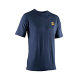 Leatt Tech T-Shirt 2026 unisex stretch-blend jersey with breathable fabric, shown in a casual fit with lightweight, comfortable material.