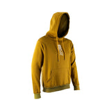 Leatt Women’s Core Hoodie made of soft fleece, ideal for MTB and casual wear, showcasing the mid-layer design and comfortable fit.