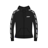 Leatt women's zip-up athletic hoodie with fleece backing and fitted design, ideal for active wear and casual comfort.