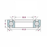 FBI Mr136 Headset Bearing