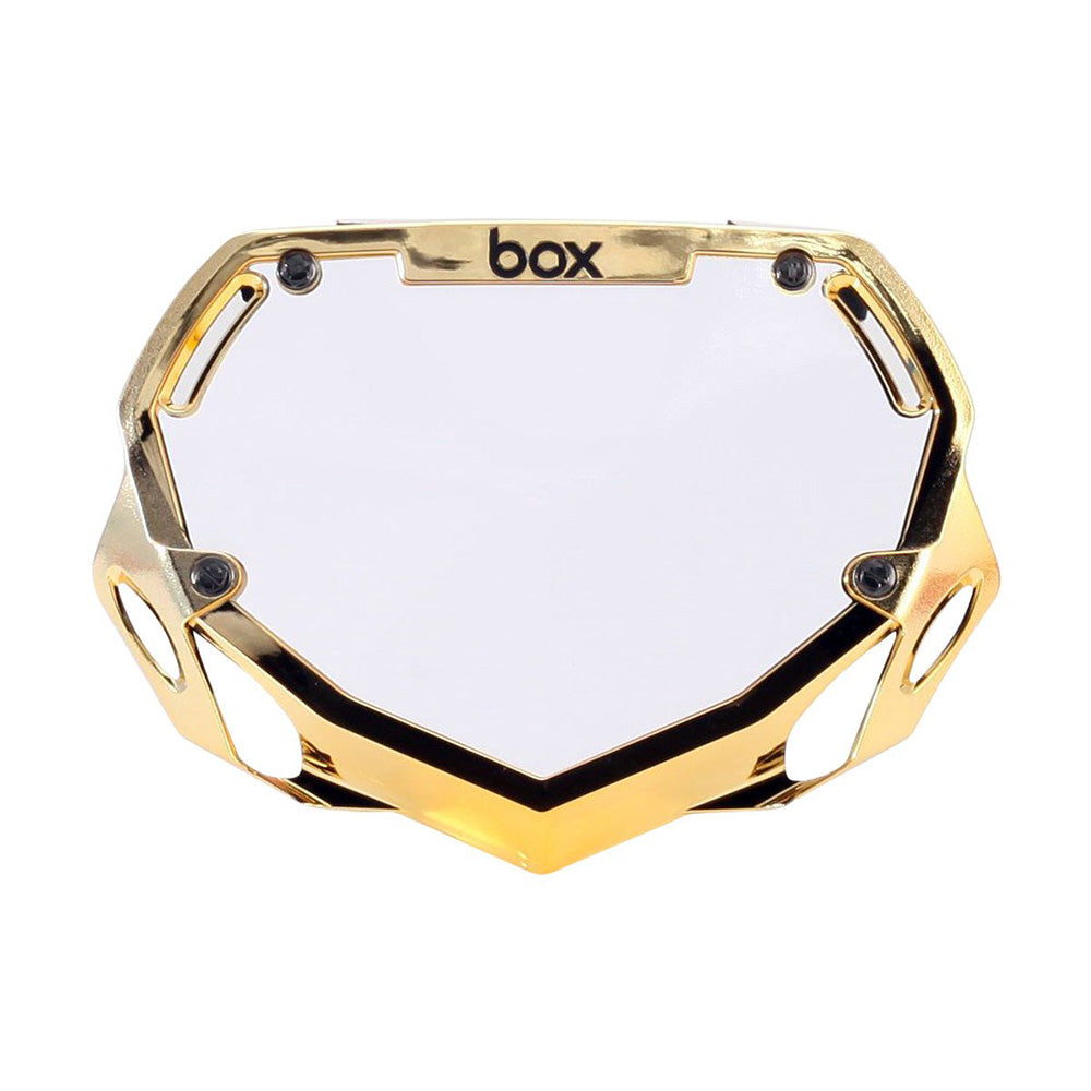 BOX BMX Box Two Chrome Number Plate - Small