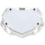 BOX BMX Box Two Chrome Number Plate - Small