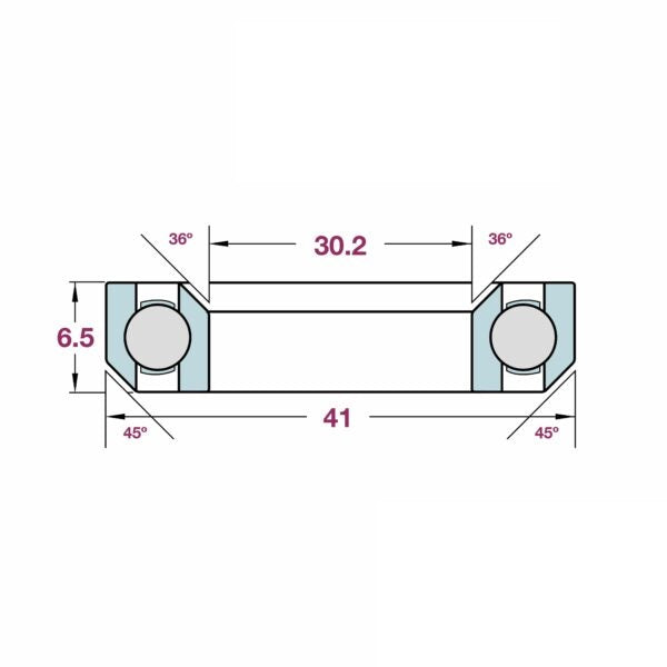 FBI P03K / Mr122 Headset Bearing
