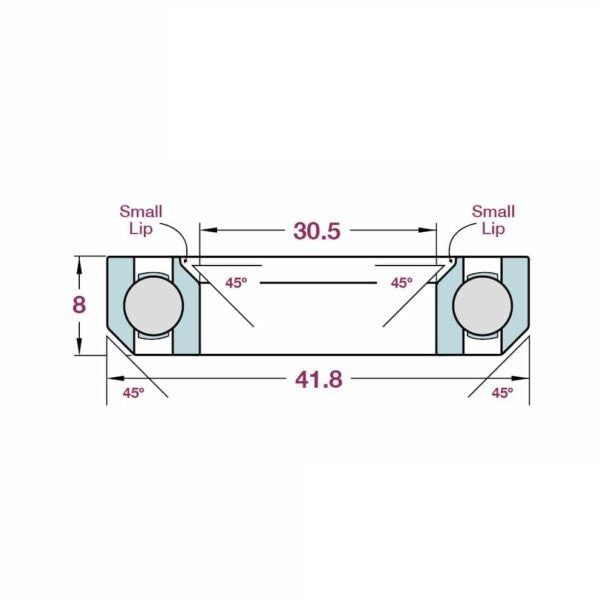 FBI P08F Headset Bearing