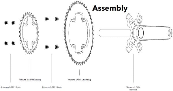 ROTOR Q Rings Grx Bcd110X4 Outer