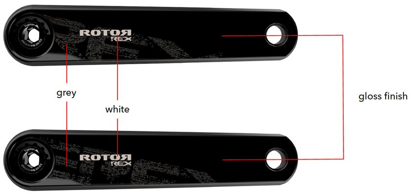 ROTOR Crankset Rex Dm R34 Cl52