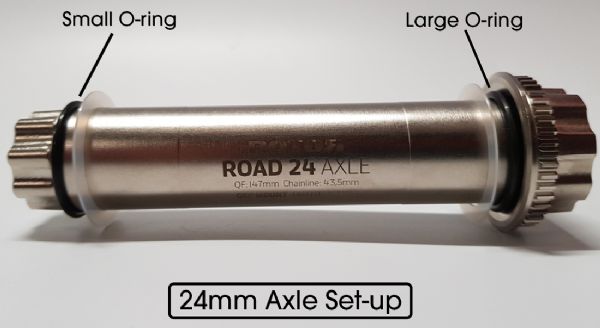 ROTOR Aldhu & Vegast 24Mm Road Axle
