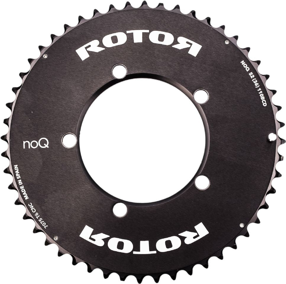 ROTOR Noq Aero Round Ring - 110 Bcd - Single Outer Ring