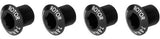 ROTOR Inspider Crown Bolt Set 4 Bolts Black