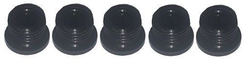 ROTOR Track Bolt Set 5Bolts Steel Black (Threaded Spider)