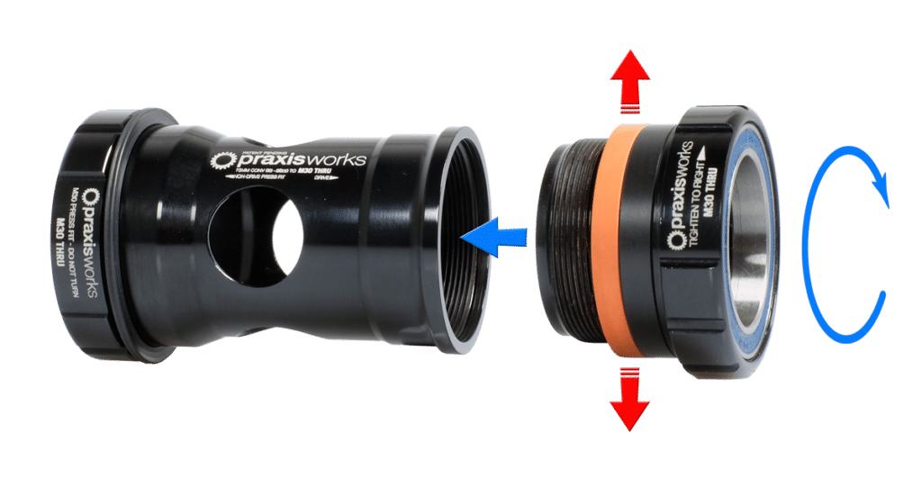 Praxis - BB M30 - MTB 73mm BB30/PF30 - R-Collet CERAMIC