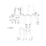 RockShox Spare - Front Suspension Service Service Kit 08-15 SIDA (80/100mm Chassis Only)